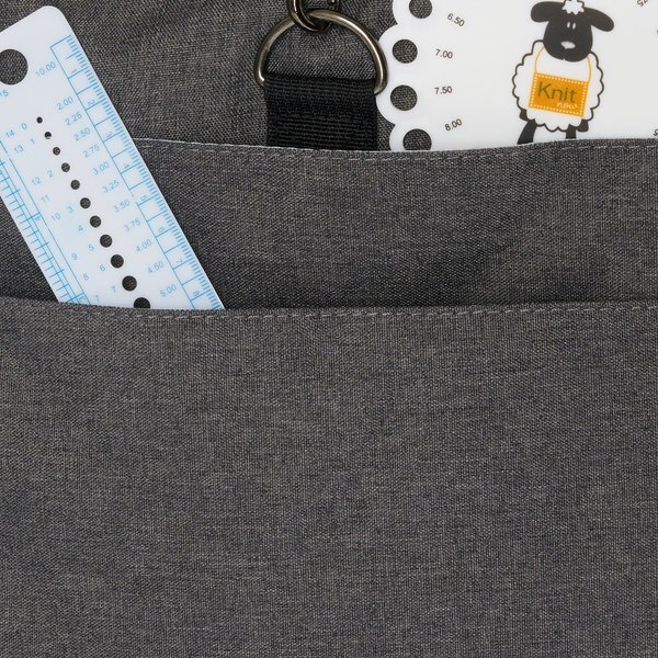 Yarn bag large, dark grey