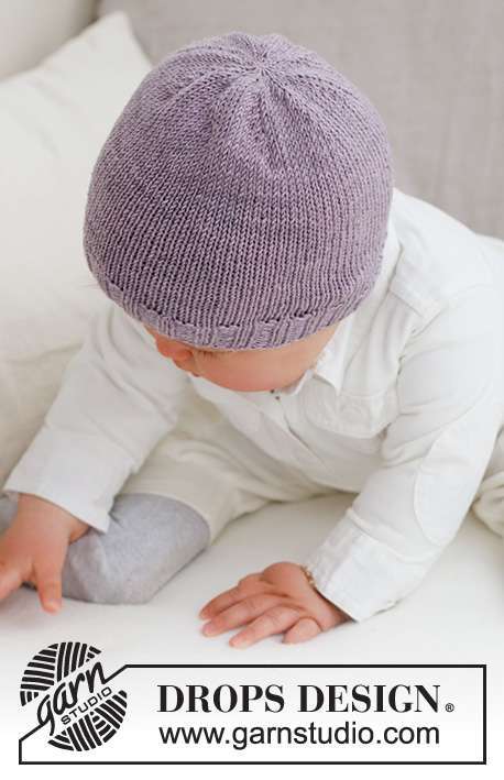 42-18 Sweetheart Beanie by DROPS Design