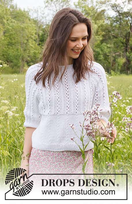 231-49 Lost in Summer Sweater by DROPS Design