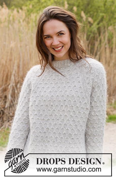 236-6 Northern Mermaid Sweater by DROPS Design