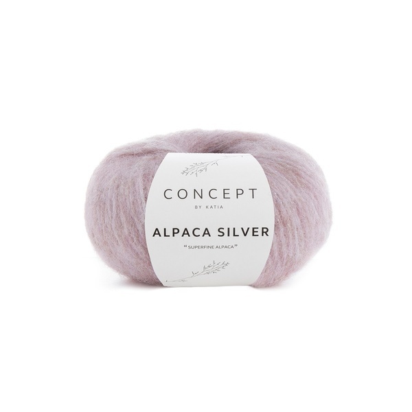 Katia Alpaca Silver 252 Light pink-silver