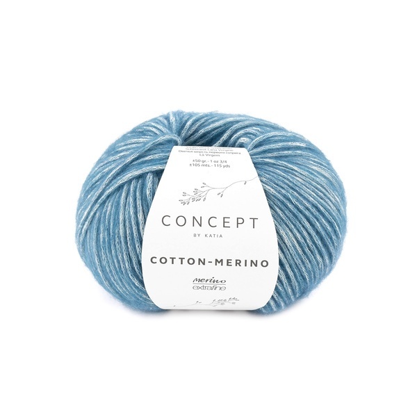 Katia Cotton-Merino 133 Blue