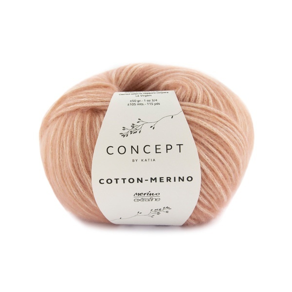 Katia Cotton-Merino 137 Medium rose