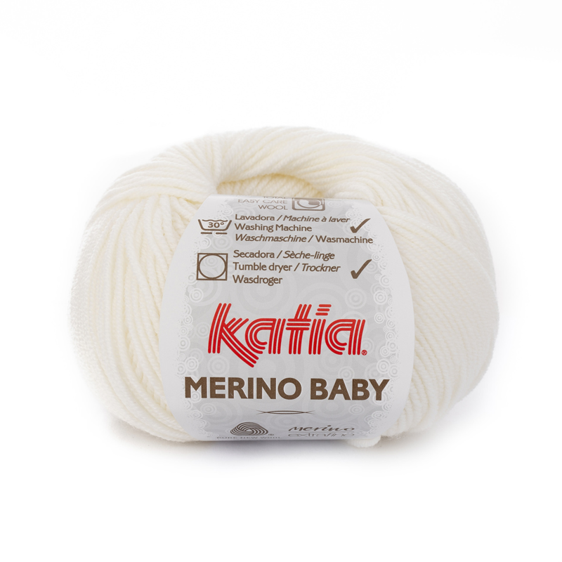 Katia Merino Baby 001 White