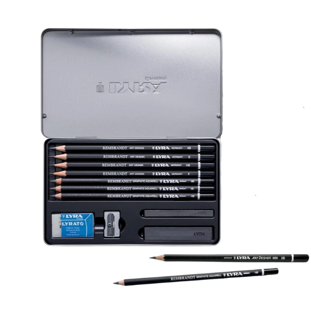 Lyra Rembrandt Graphite Set 11 pcs.
