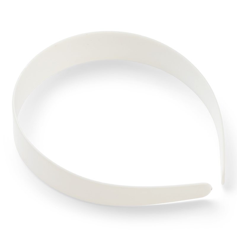 HobbyArts Hair Band, White, 25 mm, 1 pcs
