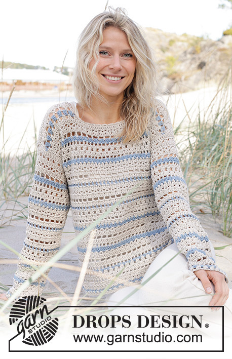 239-22 Jewels Tide Sweater by DROPS Design