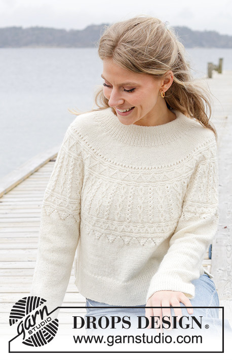 243-8 Avalanche Sweater by DROPS Design