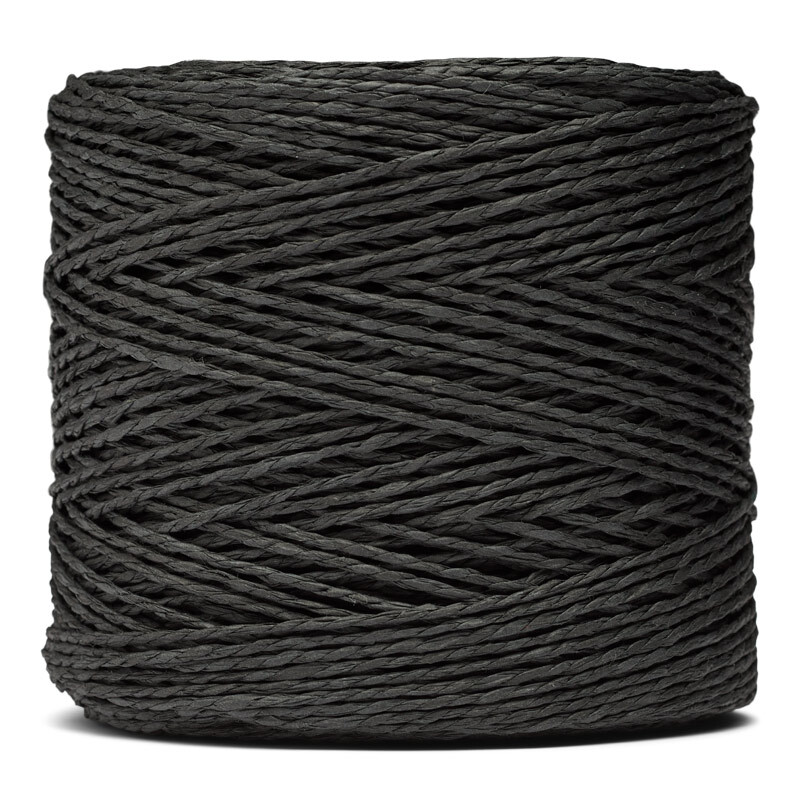 LindeHobby Twisted Paper Yarn 10 Black