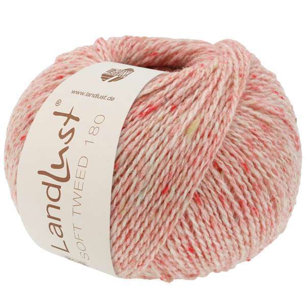 Landlust Soft Tweed 180 112 Light red mottled