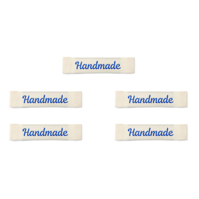 Handmade, Lang Natur, blå, Magnolia Script