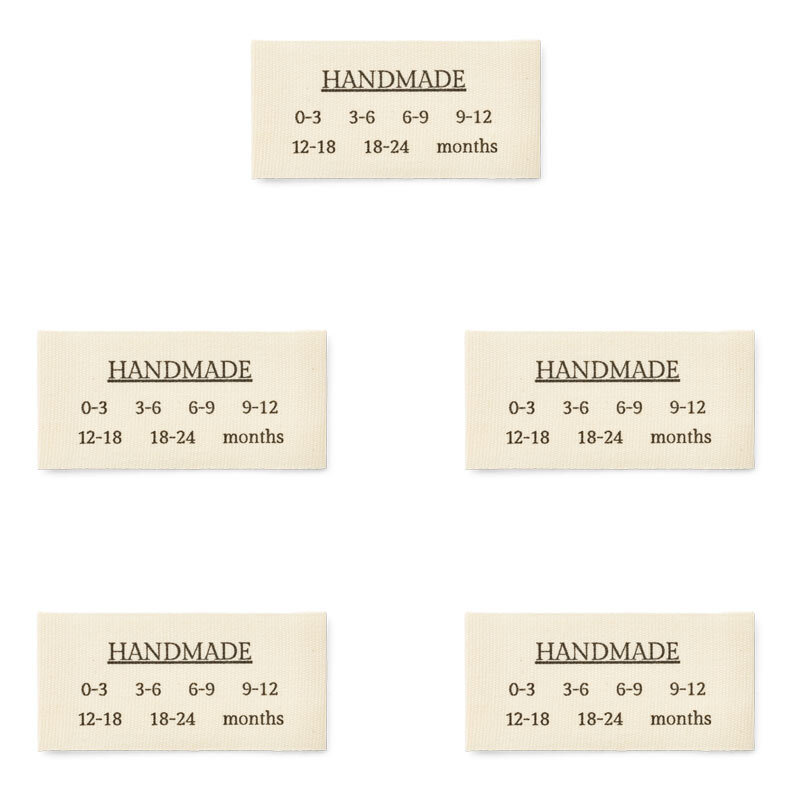 Handmade with sizes Baby sizes