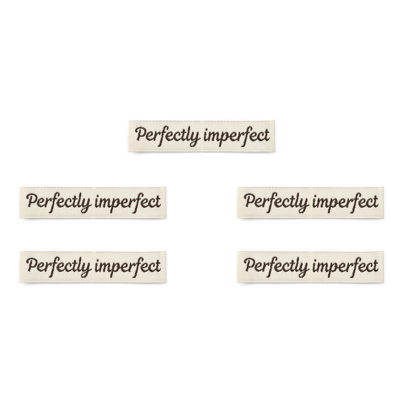 LindeHobby Perfectly Imperfect, Label (7 cm x 1 cm)