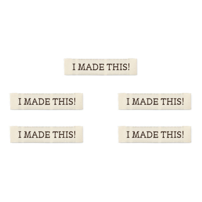 LindeHobby I Made This! Label (7 cm x 1 cm)