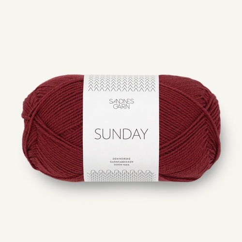 Sandnes Sunday 4054 Deep wine red