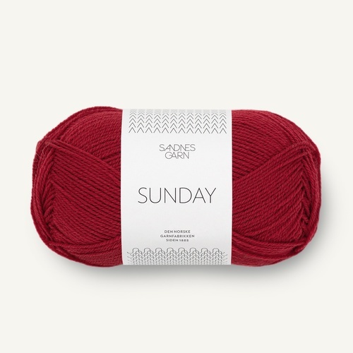 Sandnes Sunday 4236 Deep red