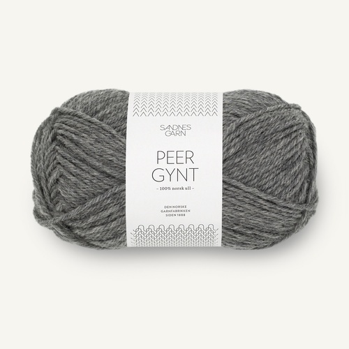 Sandnes Peer Gynt 1053 Dark Gray Melange