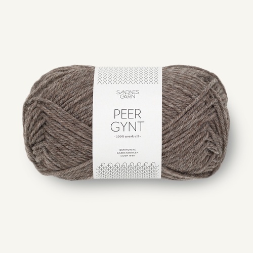 Sandnes Peer Gynt 2652 Medium Brown Melange