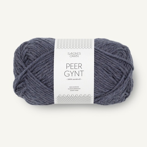 Sandnes Peer Gynt 6072 Blue Gray Melange