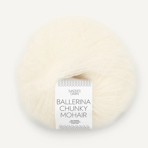 Sandnes Ballerina Chunky Mohair 1012 White