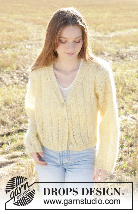 249-6 Sunshine Trail Cardigan by DROPS Design