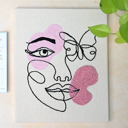 Knitpro Punch-Needle Fabric Frames, Rectangular, 2 pcs