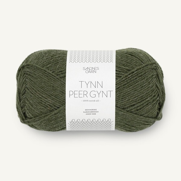 Sandnes Tynn Peer Gynt 9572 Dark Green Melange