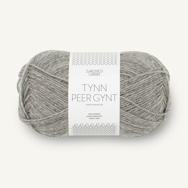 Sandnes Tynn Peer Gynt 1042 Grey Melange