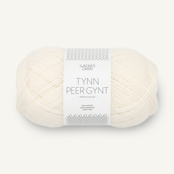 Sandnes Tynn Peer Gynt 1002 White