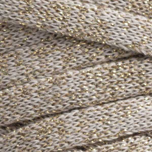 Hoooked Ribbon XL Lurex 63 Golden Dust