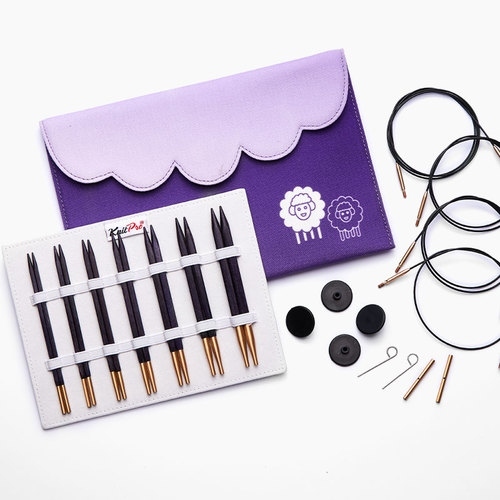 KnitPro J’ADORE CUBICS Deluxe Interchangeable Circular Needle Set
