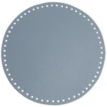 Go Handmade Bag  Basket Base, PU Leather, Round, 25 cm 22378 Blue