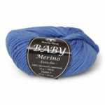 Svarta Fåret Baby Merino 70 Blå