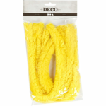 Chenille, 30mm, 40cm, 4stk Gul
