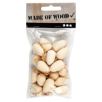 Mini egg Mixed wood 25 mm, 20 pcs