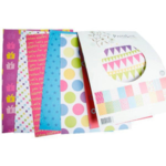 Paper Line Designpapir, A4, 20 motiver, 40 ark Grafik