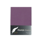 Paper Exclusive Dobbelt Kort A6, 240 g, Tekstureret, 10 stk Aubergine
