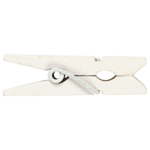 Minitøjklemmer, 35 x 7 x 9 mm, 20 stk Hvid