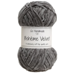 Go Handmade Bohème Velvet Fine 17605 Mørkegrå