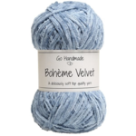 Go Handmade Bohème Velvet Fine 17606 Jeansblå