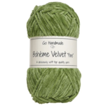 Go Handmade Bohème Velvet Fine 17616 Periodot green