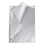 Silkepapir, 50 x 70 cm, 14 g, 25 ark Silver