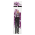 Gold Line Paintbrushes Round 2-7 mm, 5 pcs