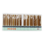 HobbyArts Double pointed needle set Dark bamboo 20 cm (2.00-10.00 mm)