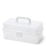 Plastic box with lid Transparent 30.5 x 16.5 cm, 10 compartments