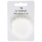 Go Handmade Pompon with elastic strap, 5 cm