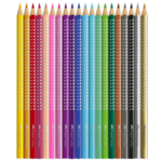 Faber-Castell Sparkle tin box 20 sparkle colors + tips
