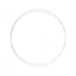 Metal ring White 2 pcs 25 cm