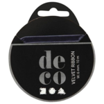 Velvet Ribbon 10 m Blue