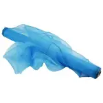 Nylon Organza Fabric, 10 m Turquoise